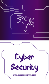 Business card cyberpunk design style