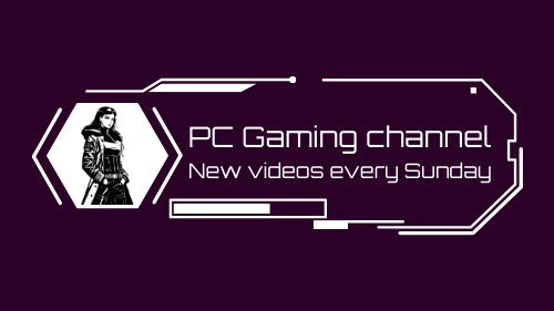 Youtube banner futuristic design