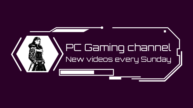Youtube banner futuristic design