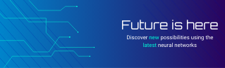 Linkedin banner futuristic design style