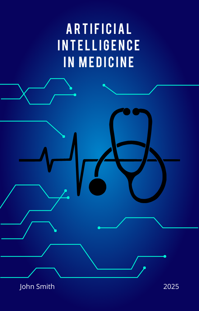Ebook cover futuristic design style