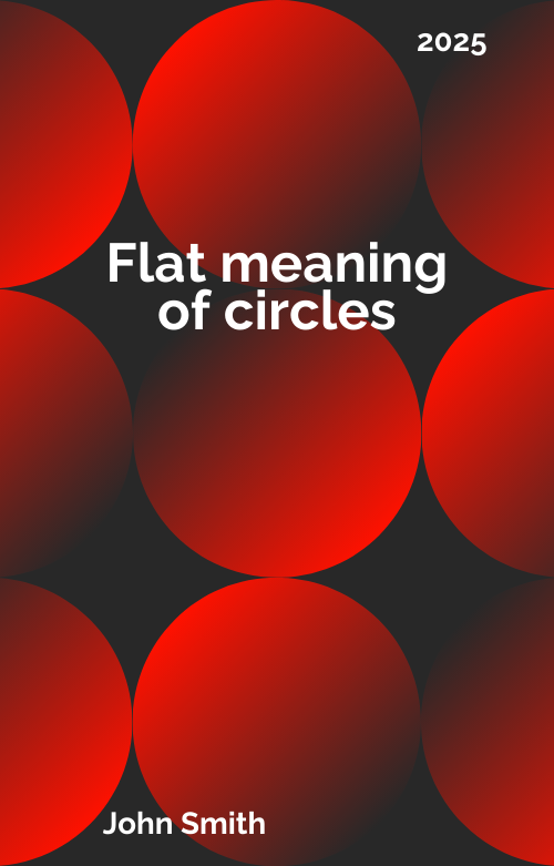 Ebook cover flat design