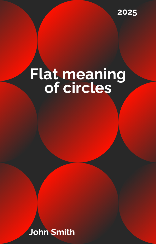 Ebook cover flat design
