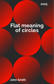 Ebook cover flat design