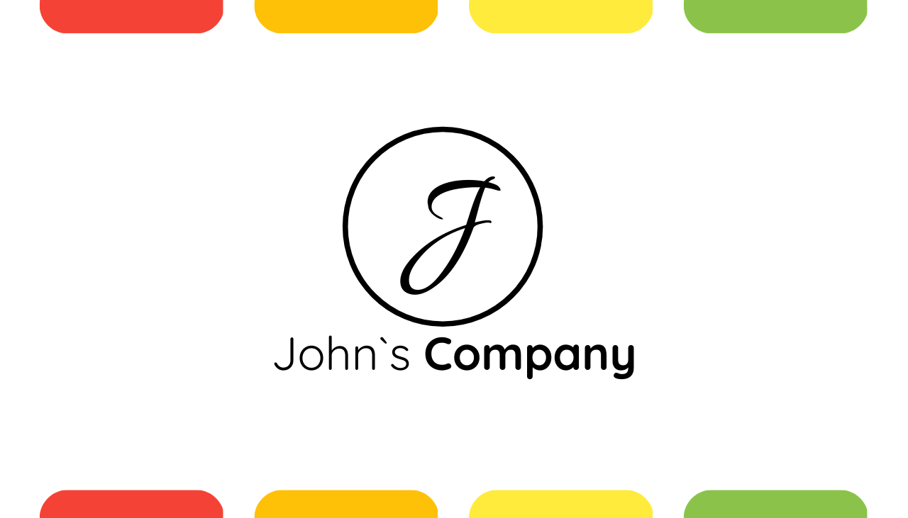 Busness card flat style