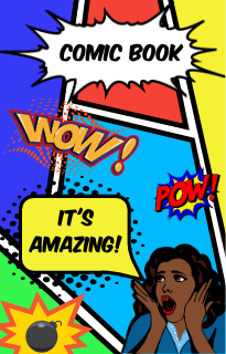 Ebook cover pop art style