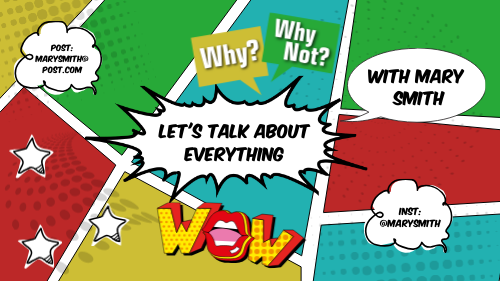 Youtube banner pop art style
