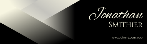 Linkedin banner abstract style