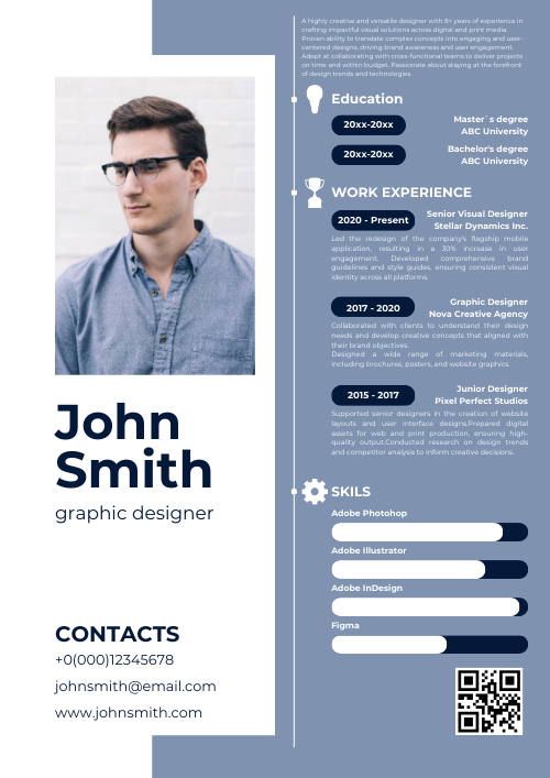 Resume abstract style