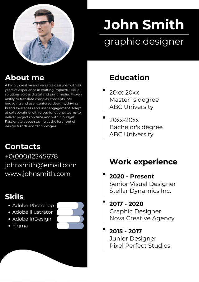 Resume modern style