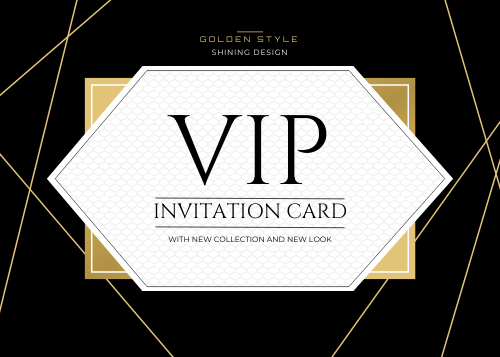 Invitation modern style