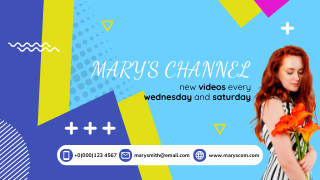 Youtube banner memphis style