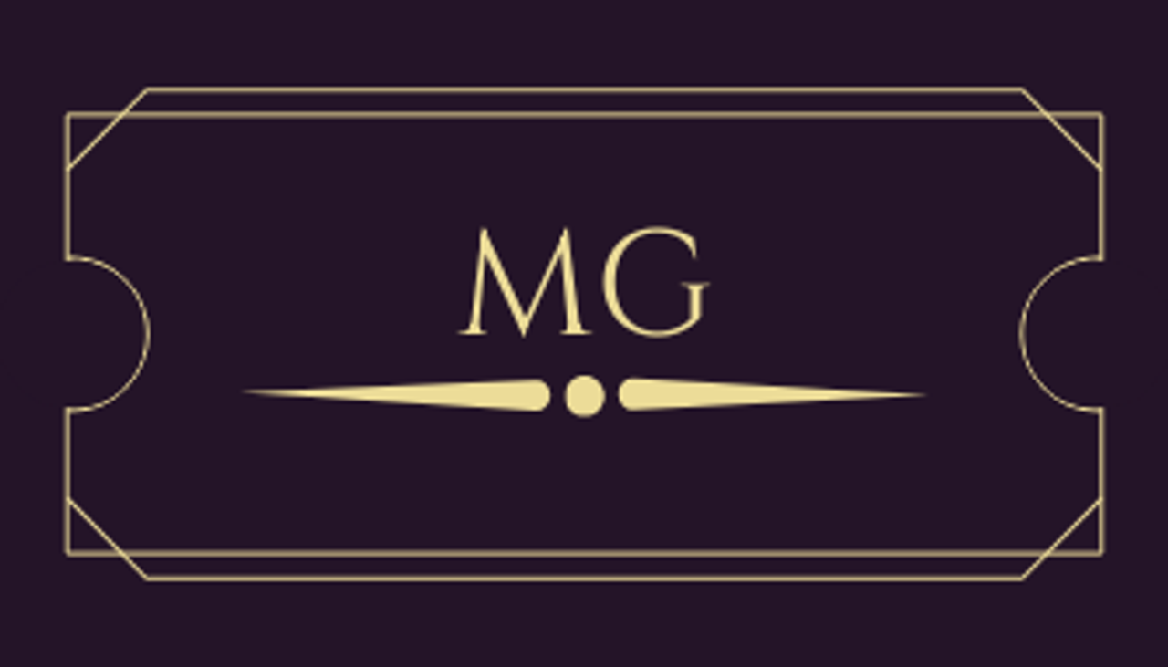 Business card art deco style