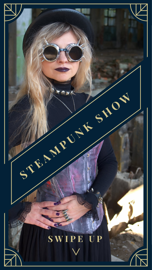 Instagram story Art Deco style