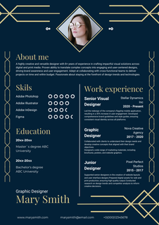 Resume Art Deco style