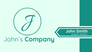 Business card Avant-garde style