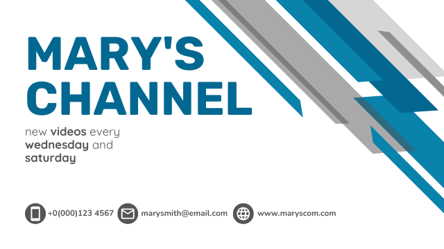 Youtube banner Avant-garde style
