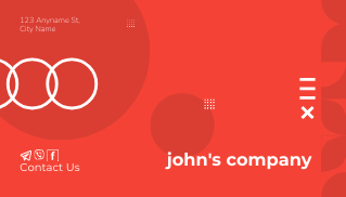 Business card swiss style