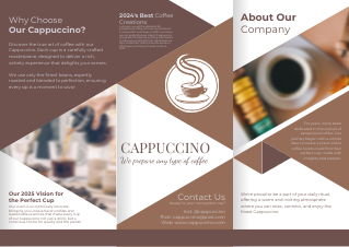 Brochure flat style