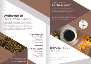 Brochure flat style