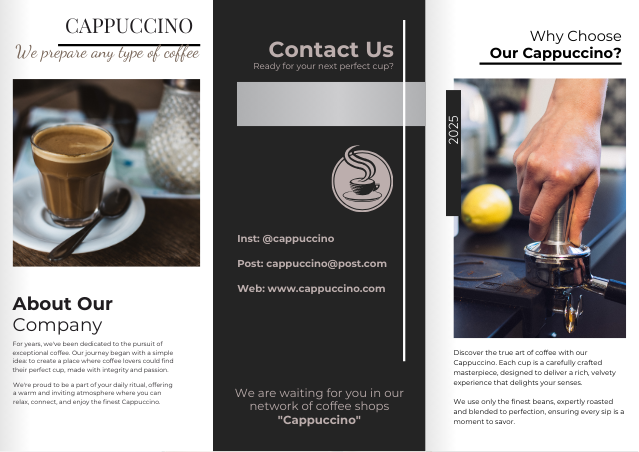 Brochure minimalism style