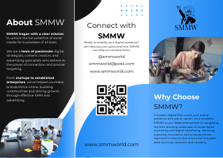 Brochure abstract style