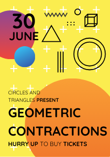 Poster flat design