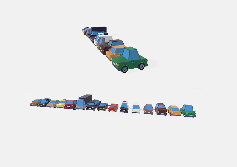 Low Poly Cars