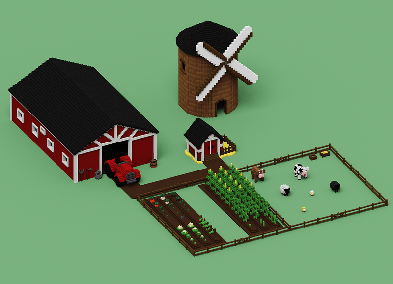 Low Poly Farm Pack