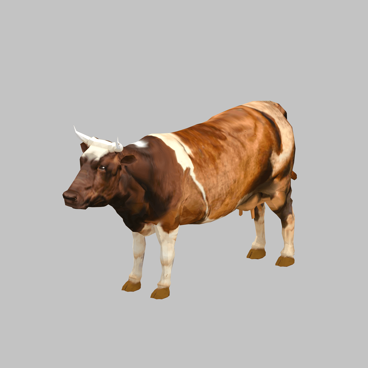 Cow - Free 3d model on creazilla.com