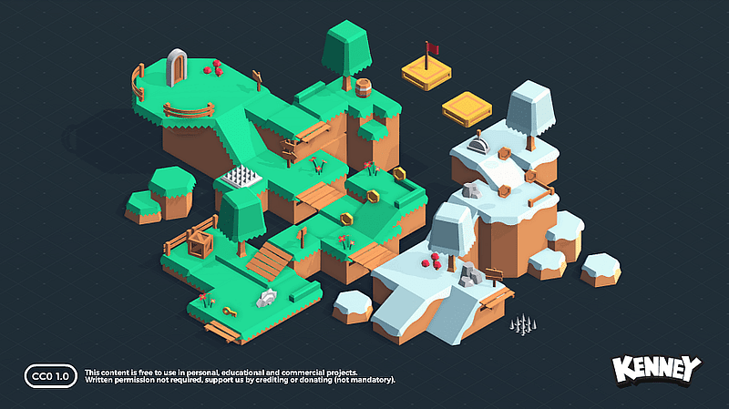 Set of Platformer Tiles