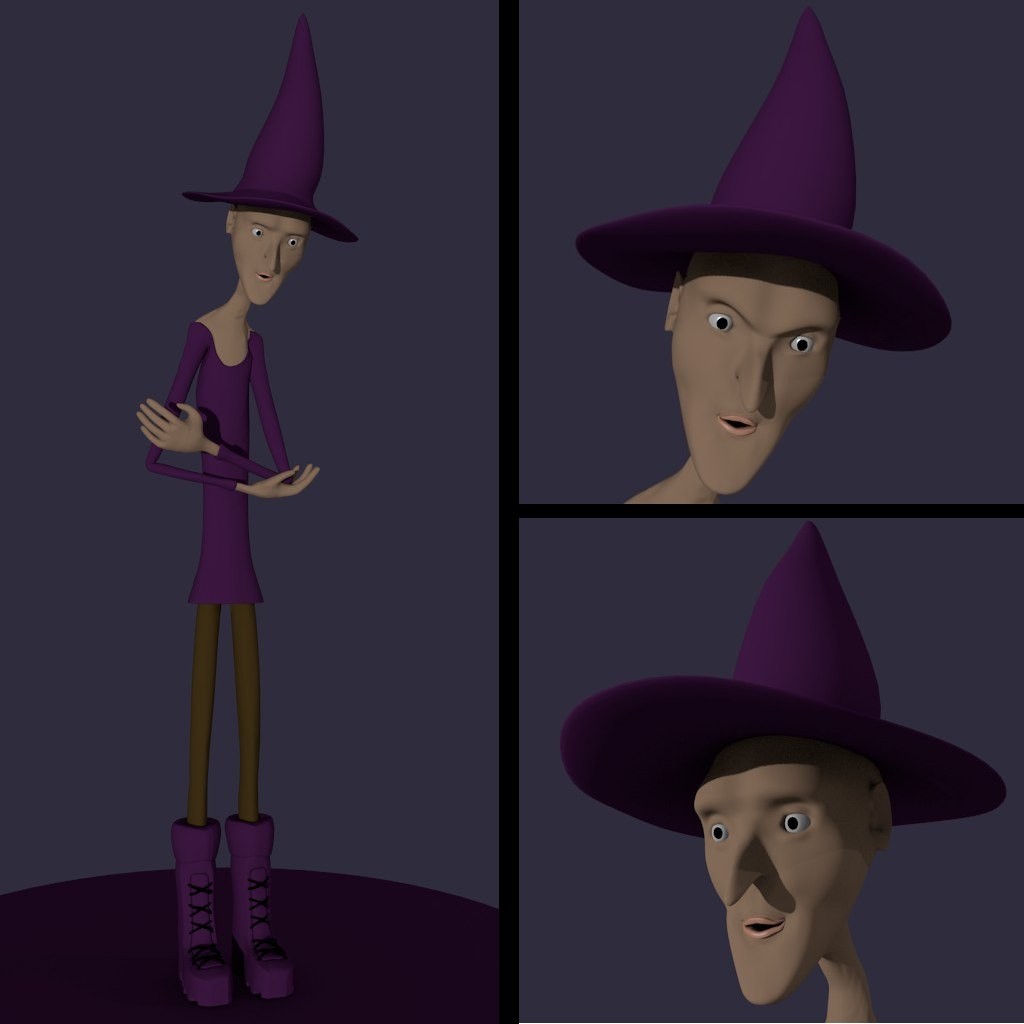 Cartoonish Witch Character with Rig.jpg