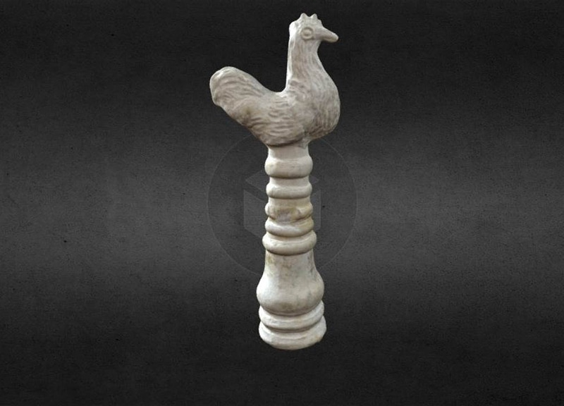Cockerel Staff head