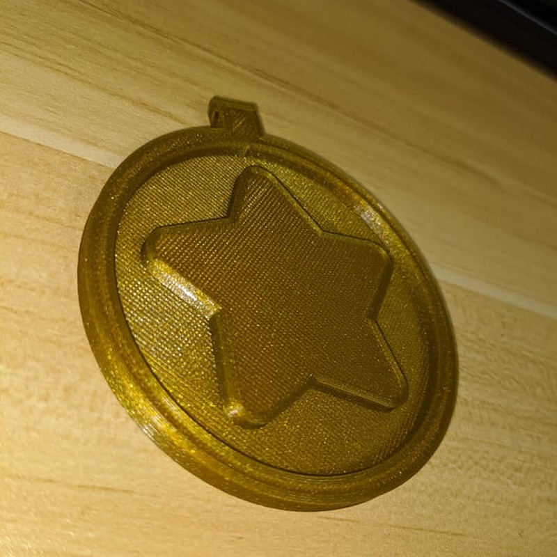 Golden Winner Medal