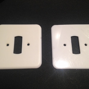 Old French light switch cover