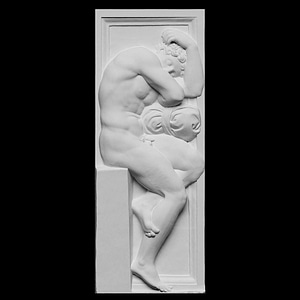 Sleeping nude youth