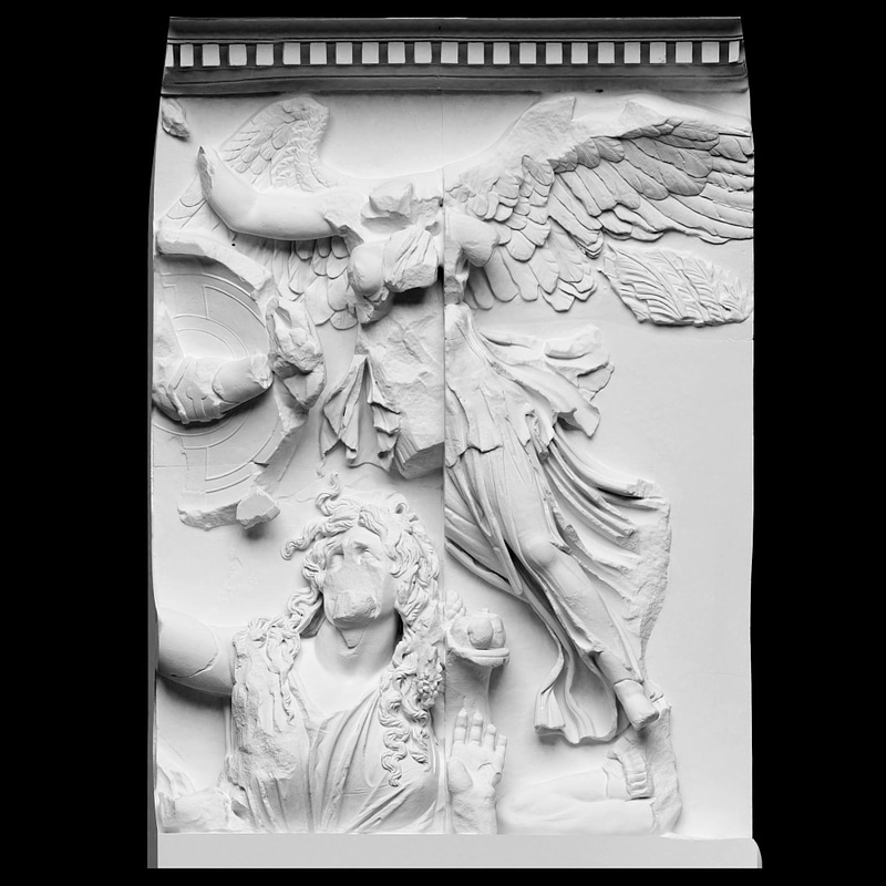 Pergamon Altar's East Frieze (Athena and Nike)
