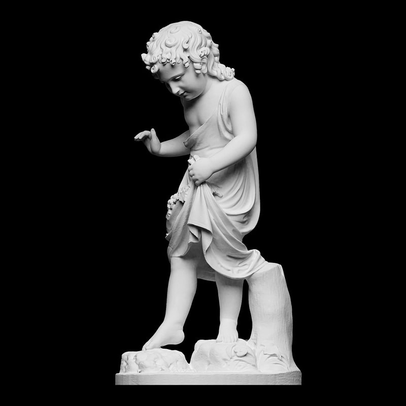 Girl Carrying Grapes