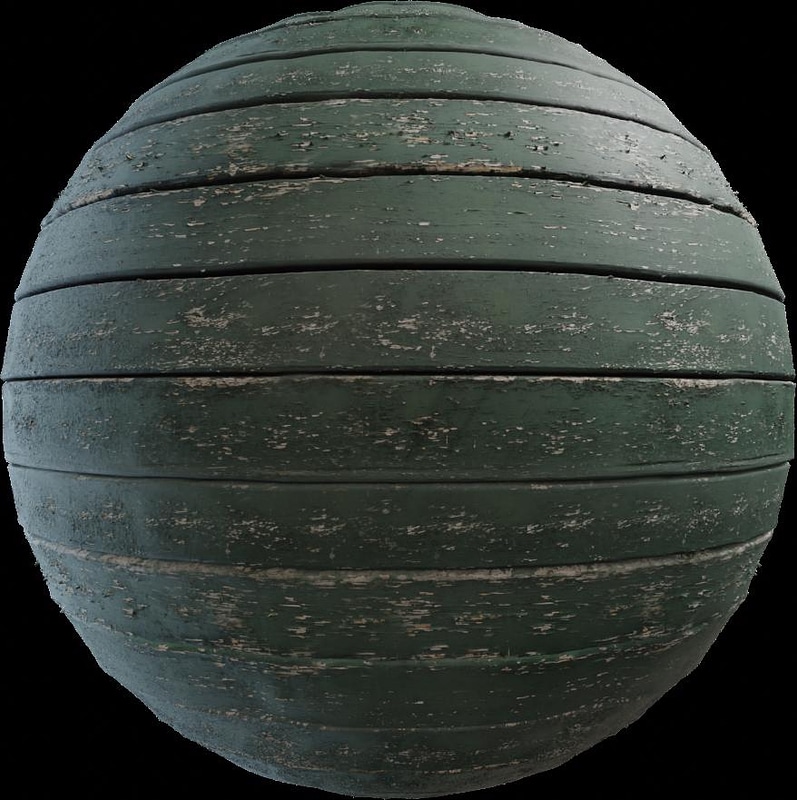 Green Rough Planks