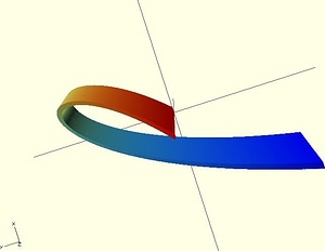 Bezier Ribbons 3D