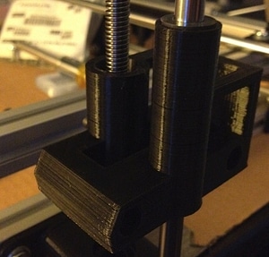 RepRap X-ends for Misumi leadscrews and Igus bushings