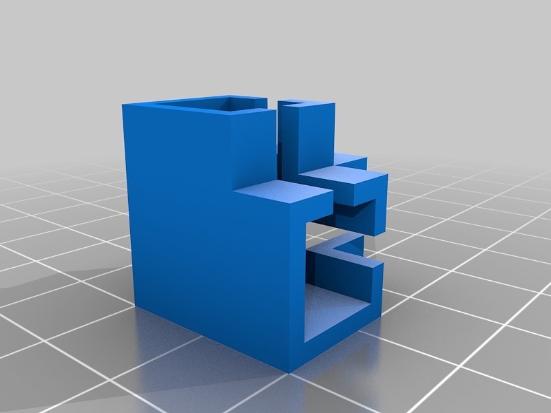 Makerbeam Corner with Cutouts