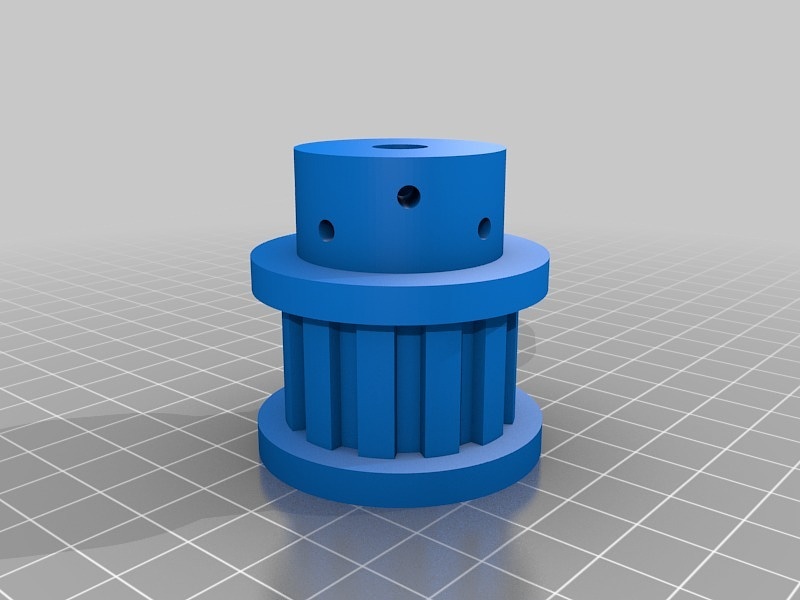 Pully for my cnc machine ( 8mm center hole, ~30mm diam, 12 teeth 5mm wide )