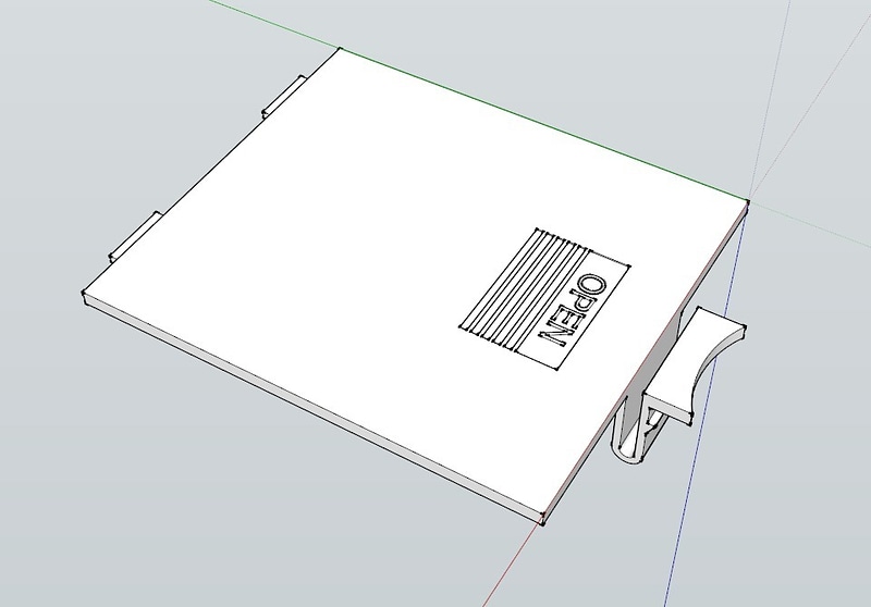 double batterie cover for RC car