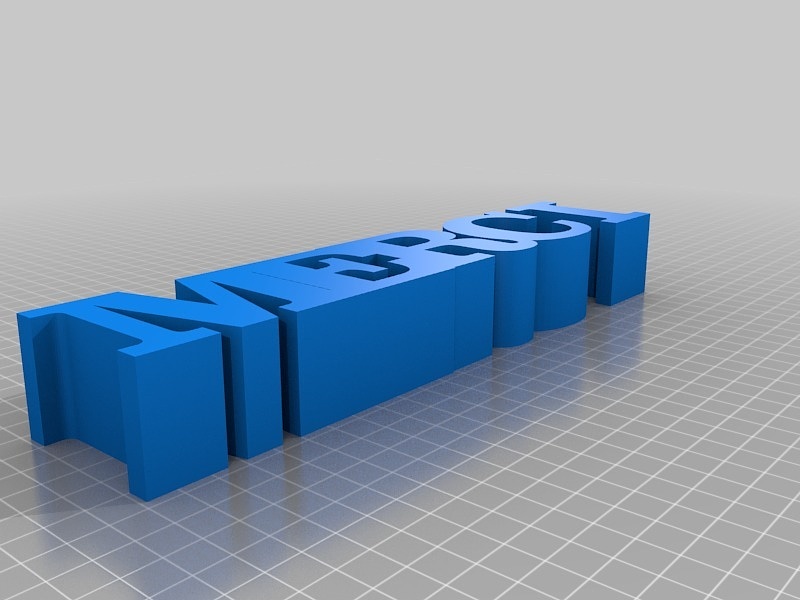 My Customized 5 Letters in a Row