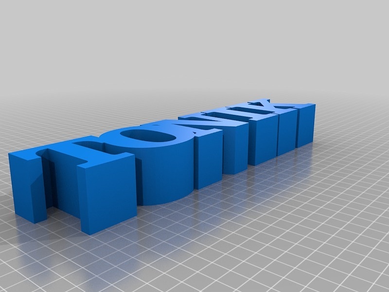 My Customized 5 Letters in a Row