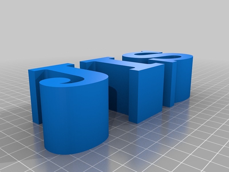 My Customized 3 Letters in a Row