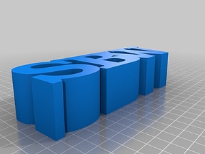 My Customized 3 Letters in a Row