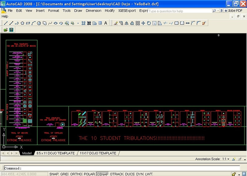 CAD Dojo Template