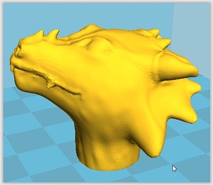Simple dragon head